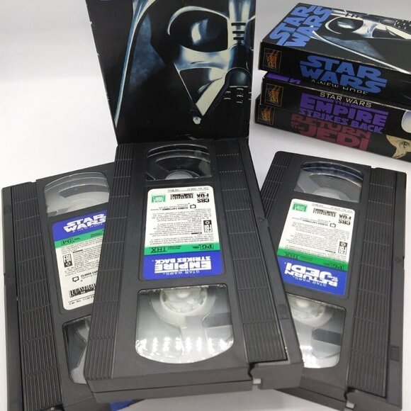 Star Wars Trilogy VHS Box Set 3 Tapes 1995 Original Version THX Edition Sci Fi - Picture 7 of 7